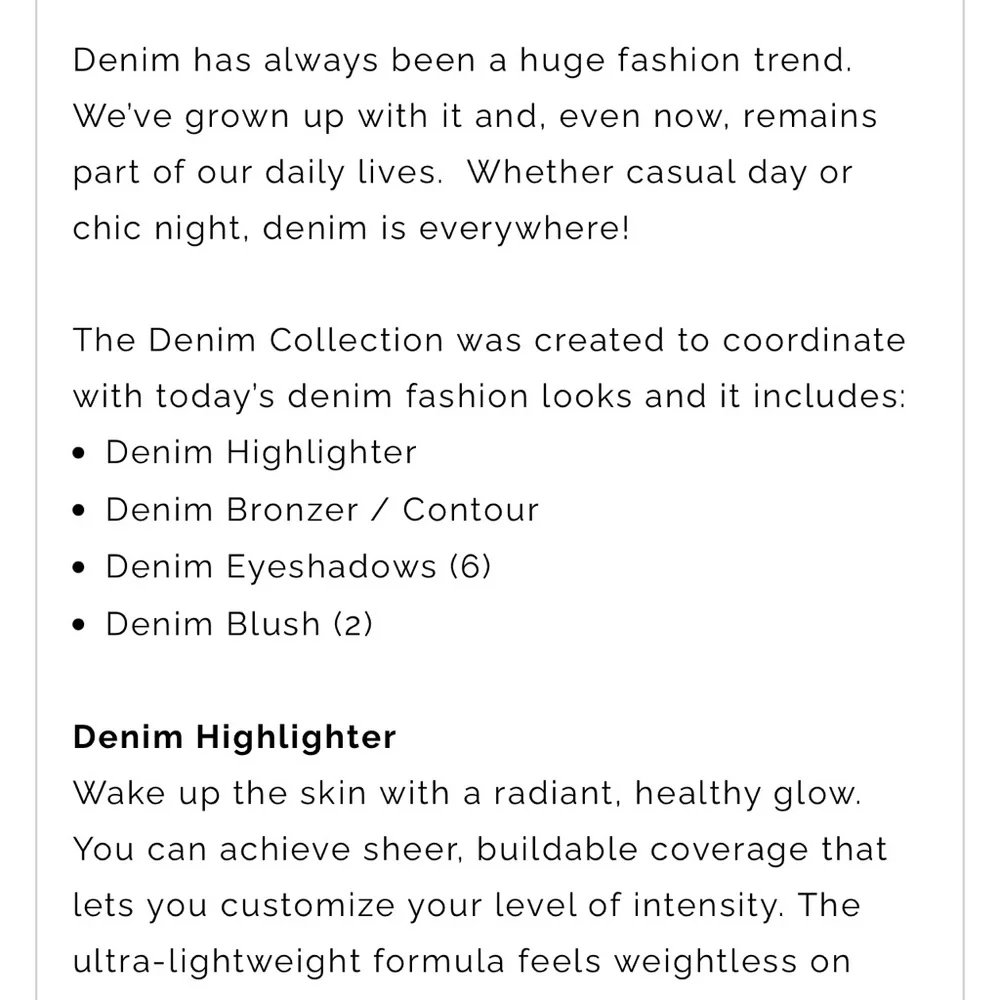 Ready To Wear New York DenimWear Makeup Collection Pallet - Picture 4 of 6